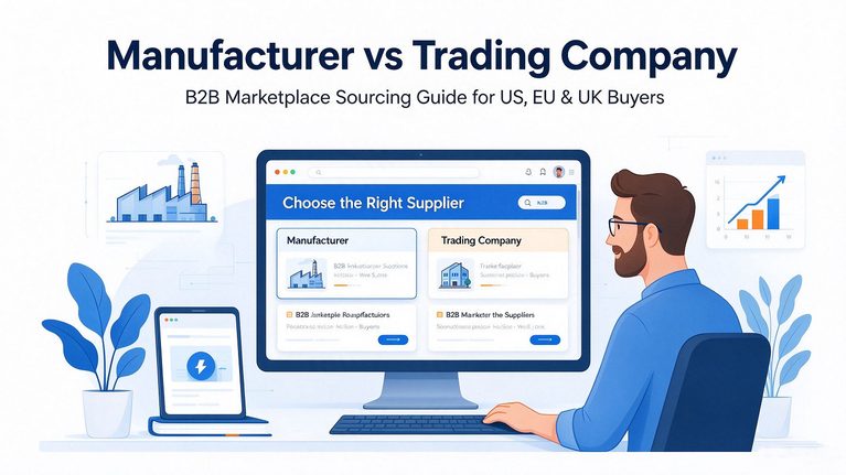 Manufacturer vs Trading Company: How to Choose Suppliers on B2B Marketplaces